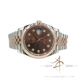 2019 Rolex Datejust 41 Ref 126331 Chocolate Diamond Dial Everose Full Set