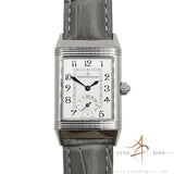 Jaeger LeCoultre Reverso Duetto Ref 256.8.75 Silver Black Diamond Dial (2006)