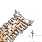 Rolex 20mm Folded Jubilee 62523H in 14K Two-Tone Half Gold Bracelet End Link 55 (Year 1978)