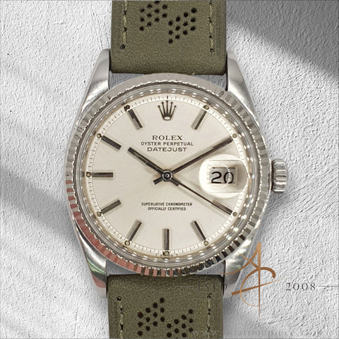 Rolex Datejust 1601 Silver Dial Vintage Watch (1978)