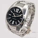 BVLGARI Ergon EG40S Black Dial Automatic 40mm Integrated Bracelet