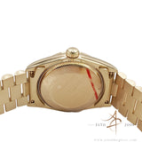 Rolex Datejust President 68238 Midsize Diamond Dial Bezel Watch in 18K Gold (1993)
