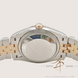 2022 Rolex Datejust 36 White Lacquered Roman Dial on Everose Steel Jubilee