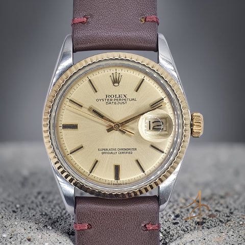 Rolex Datejust 1601 Champagne Sigma Dial Vintage Watch (1974)