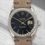 Rolex Datejust 16014 Black Dial Vintage Watch (1976)