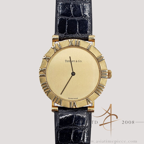 Tiffany & Co. Atlas M0630 D286.753 in 18K Gold Quartz 31mm
