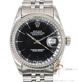 1976 Rolex Datejust 16014 Black Dial Vintage Watch