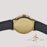 Omega De Ville Ref. 511.0543 18K Gold Vintage Quartz Dress Watch Box Receipt