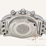 Breitling Chronomat 44 AB0110 / A011C89PA Blue Dial Automatic Chronograph  Steel Bracelet Box Set (2009)