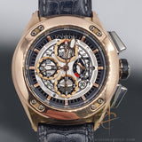 CVSTOS Challenger 50 in 18K Rose Gold Chronograph Skeleton Dial