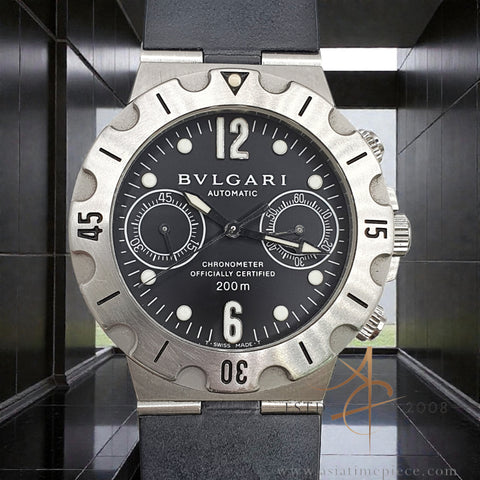 Bvlgari Scuba Diver Chronograph SC38S Automatic Watch 38mm