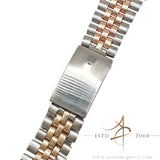 Rolex 20mm Folded Jubilee 62523H in 14K Two-Tone Half Gold Bracelet End Link 55 (Year 1978)