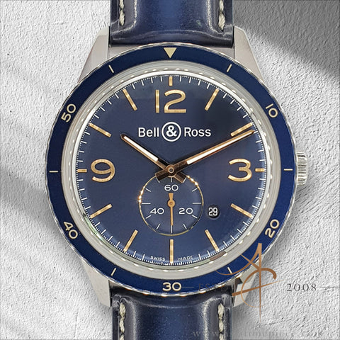 2025 Bell & Ross BR 123 BRV123 AERONAVALE Blue Dial 41mm