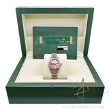 2011 Mint Rolex Lady Datejust 26 Ref 179171 Mother of Pearl Diamond Dial in Everose Steel