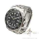 2018 Rolex Submariner No Date 114060 Black Ceramic in Oystersteel