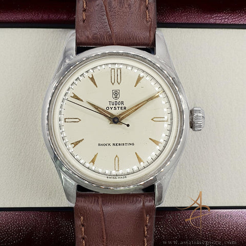 Vintage Tudor Oyster 4540 Small Rose 34mm Manual Wind (1946)