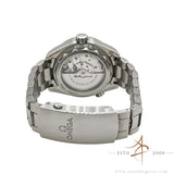 2018 Rare Omega Seamaster 21530442201001 Planet Ocean 600M Black White in 43.5 mm