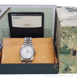 1989 Rolex Datejust Ref 16234 White Roman Dial Vintage Watch Box Cert (1989)