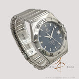 Omega Constellation Ref. 368.1201 Waffle Blue Dial Automatic 35MM Steel Bracelet