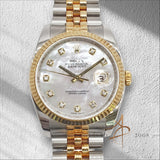 Rolex Datejust 36 Ref 116233 MOP Mother of Pearl Diamond Dial (2007)
