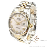 Rolex Datejust 16233 White Roman Dial (1996)
