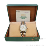 1995 Rolex Datejust 16233 White Roman Dial with Certificate Box