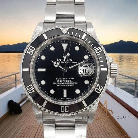 Rolex Submariner Date 16610 Black Oystersteel (1999)