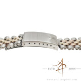 Rolex 20mm Folded Jubilee 62523H in 14K Two-Tone Half Gold Bracelet End Link 55 (Year 1978)
