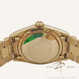 Rolex President 18238 Day Date Champagne Jubilee Computer Square Diamond Dial (1988)