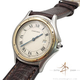 Cartier Cougar 187904 Quartz in 18K Gold Steel 34MM