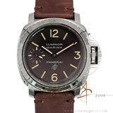 2018 Panerai Luminor Marina Logo PAM 632 PAM00632 Tobacco Brown Dial