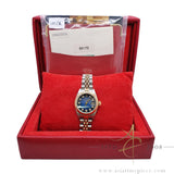 1998 Rolex Lady Datejust 26 Vignette Blue Diamond Dial