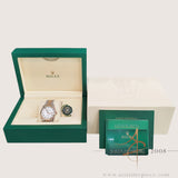 2022 Rolex Datejust 36 White Lacquered Roman Dial on Everose Steel Jubilee