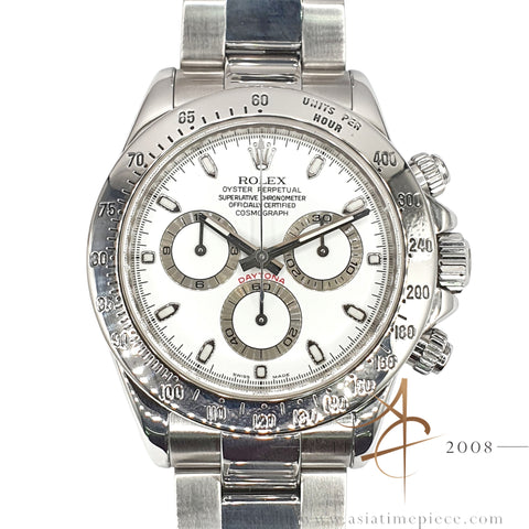 Full Set Rolex Daytona Cosmograph 116520 White Dial 40MM