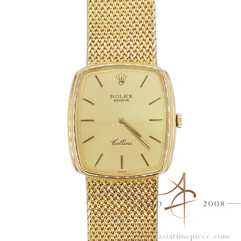 Rolex Cellini Ref 4086 in 18K Gold Winding Vintage Watch (1975)