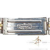Rolex 20mm Folded Jubilee 62523H in 14K Two-Tone Half Gold Bracelet End Link 55 (Year 1978)
