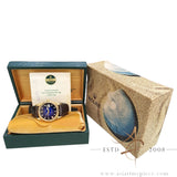 1985 Rolex Datejust 16018 Blue Vignette Diamond Dial 18K Vintage Watch