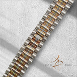 Rolex Tridor 18K Gold Custom President Bracelet 17MM For Rolex 68279