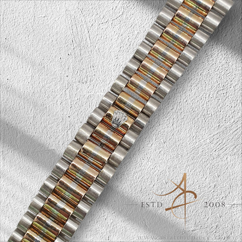 Rolex Tridor 18K Gold Custom President Bracelet 17MM For Rolex 68279