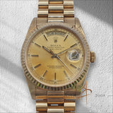 Rolex President Day Date 18238 Champagne Tropical Dial (1988)