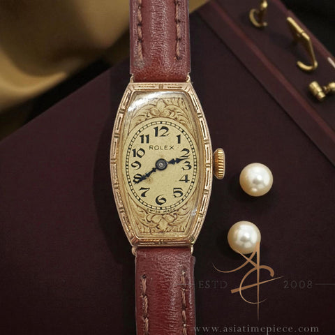Rolex Cocktail in 9K Gold Vintage 1930s Ladies Watch