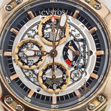 CVSTOS Challenger 50 in 18K Rose Gold Chronograph Skeleton Dial