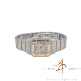 Cartier Santos Galbee 2423 Roman Dial Automatic Two Tone Steel & 18K Yellow Gold