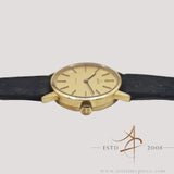 Omega De Ville Ref. 511.0543 18K Gold Vintage Quartz Dress Watch Box Receipt