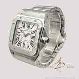Cartier Santos 100 XL Ref 2656 Automatic on Steel Bracelet – Fully Serviced Sep 2026