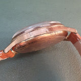 Astin 18k Rose Gold Swiss Winding Vintage Watch (1950s)