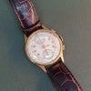 Swiss Bucherer Gold Plated Chronograph Vintage Watch (1950s)