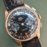 Egona Rose Gold Chronograph Vintage Watch (1940s)