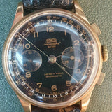 Egona Rose Gold Chronograph Vintage Watch (1940s)