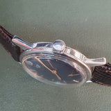 Omega Blue Dial Vintage Watch 33mm